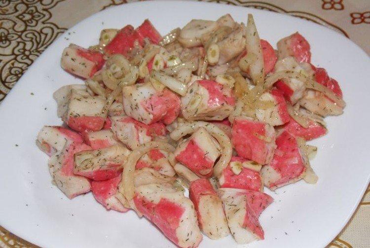 Marinated Crab Stick Salad - Recipes