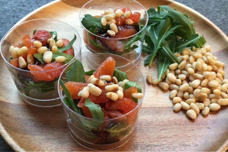 Red Fish and Pine Nut Salad - Recipes