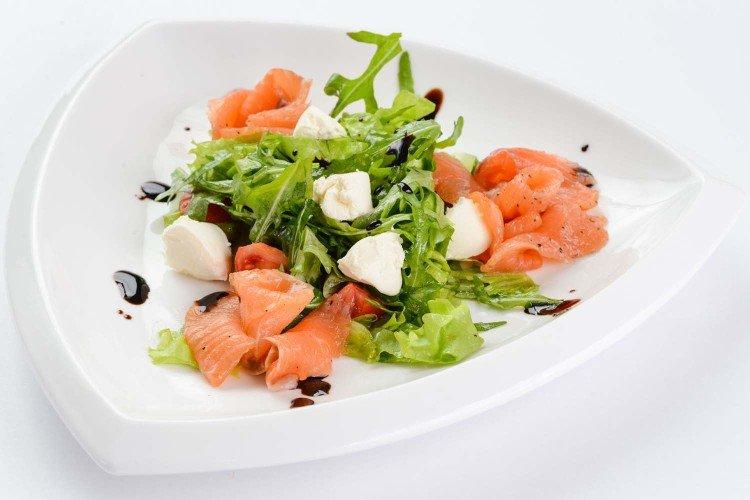 Red Fish and Adyghe Cheese Salad - Recipes