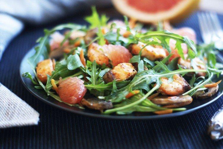 Red Fish and Grapefruit Salad - Recipes