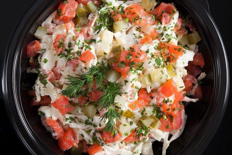Red Fish and Caviar Salad - Recipes