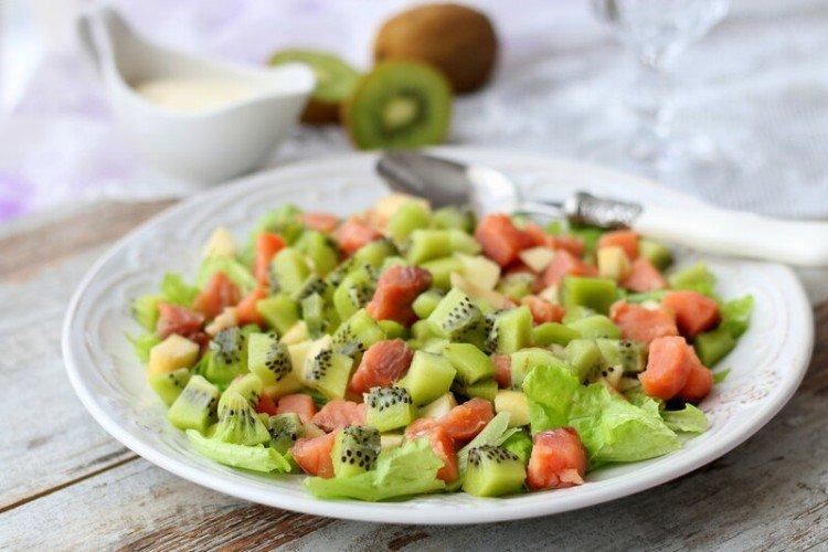 Red Fish and Kiwi Salad - Recipes