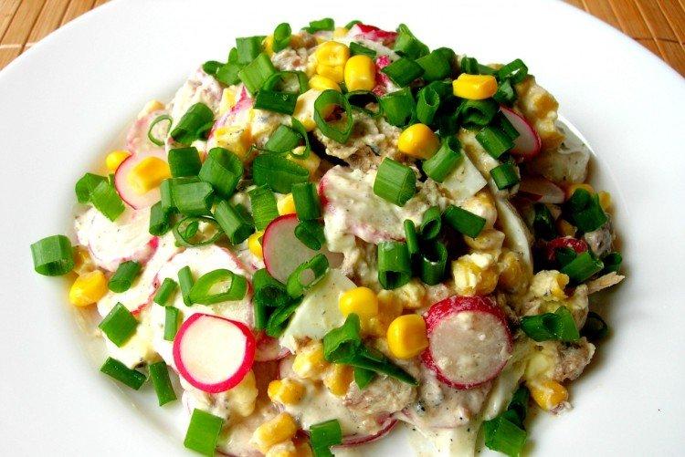 Corn and Mushroom Salad - Recipes
