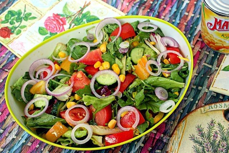 Corn and Herb Salad - Recipes