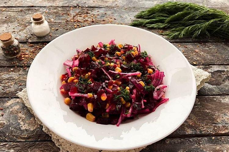 Corn and Beetroot Salad - Recipes