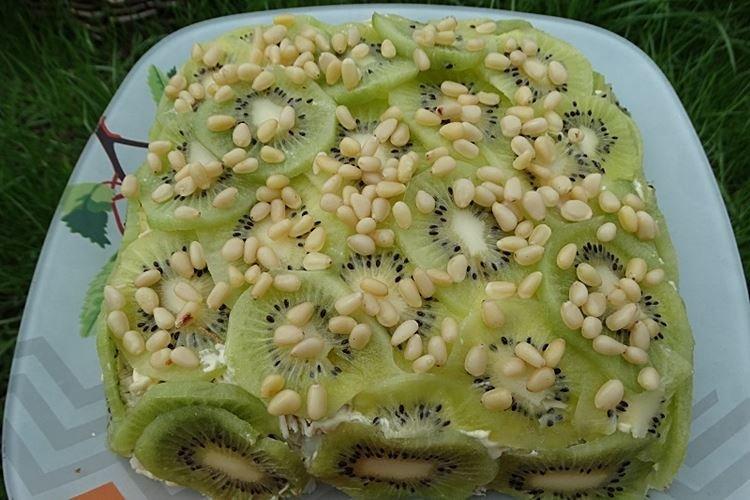 Salat mit Hähnchen und Kiwi - Rezepte