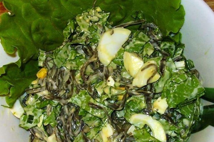 Ensalada de algas marinas con mayonesa - Recetas de ensaladas con mayonesa