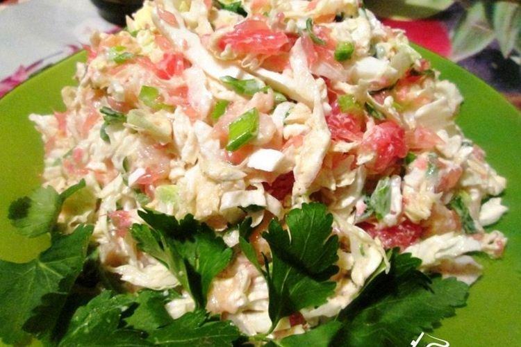 Ensalada de salmón y pomelo - Recetas de ensaladas con mayonesa