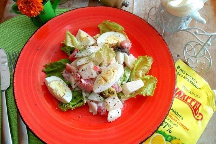Ensalada de melón y mayonesa - Recetas de ensaladas con mayonesa