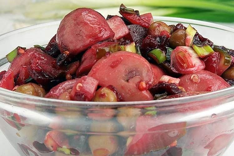Mushroom and Beetroot Salad - Recipes