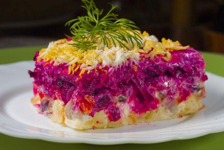 Diet Herring Under a Fur Coat - Classic Recipe