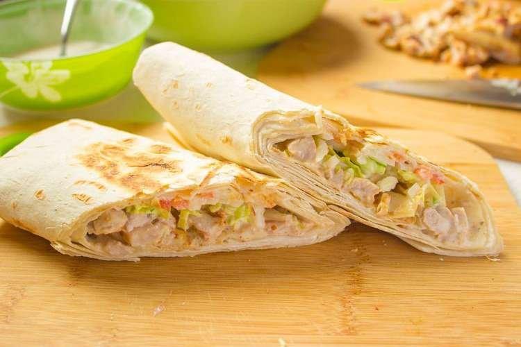 Chicken Shawarma with Cream Cheese and Herbs at Home - Recipes