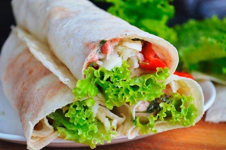 Chicken and Cheese Shawarma at Home - Recipes