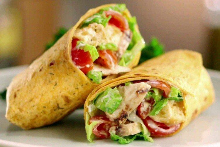 Shawarma de pollo sencillo casero - recetas