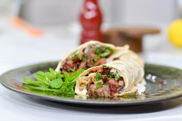 Shawarma de cerdo casero - recetas