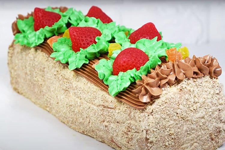 Pastel soviético «Skazka» - receta paso a paso con fotos