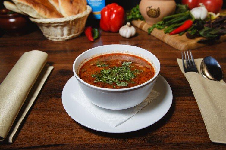 Sopa Kharcho con judías y jengibre - recetas caseras