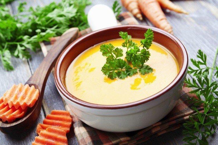 Sopa de zanahoria con queso - recetas de sopas para cada día