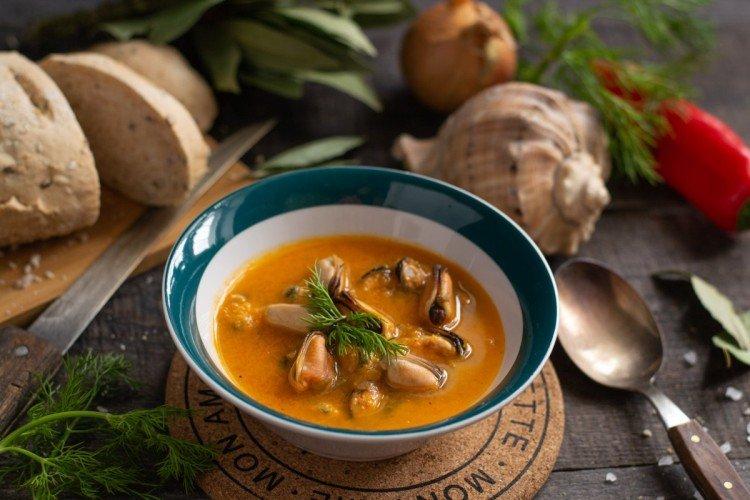 Sopa de mejillones - recetas de sopas para cada día
