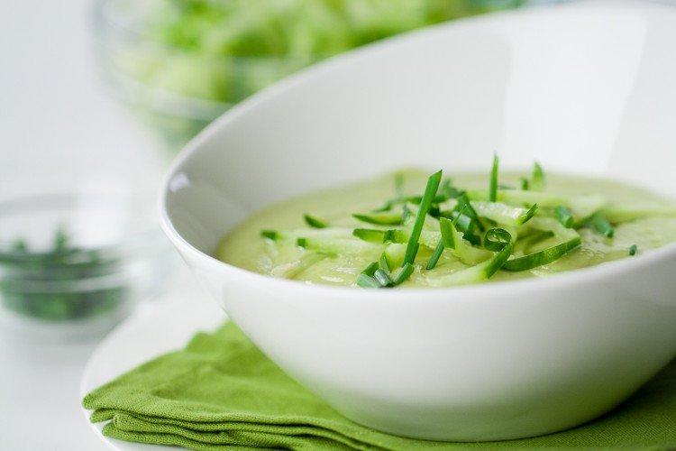 Cucumber and Avocado Cream Soup - Delicious Recipes