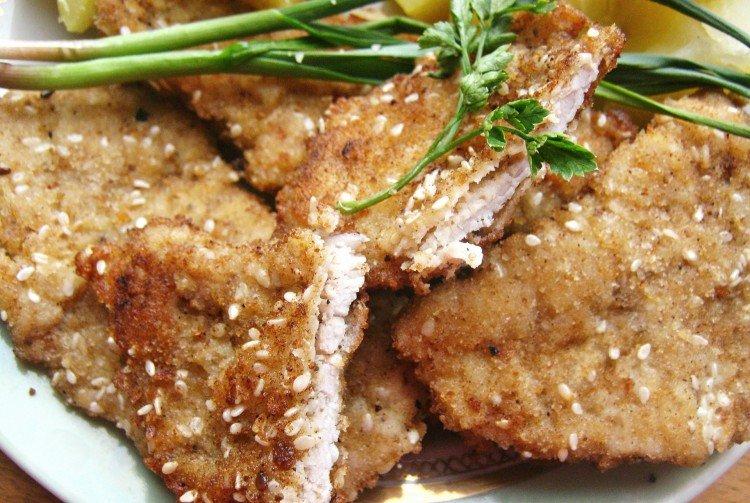 Sesame Pork Chops in a Skillet - Recipes