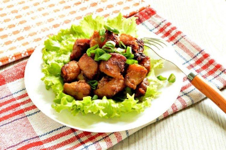 Pork in Tkemali Sauce in a Skillet - Recipes