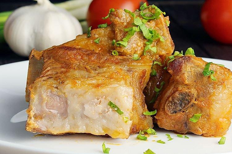 Pork Ribs in Sour Cream and Brine in the Oven - Recipes
