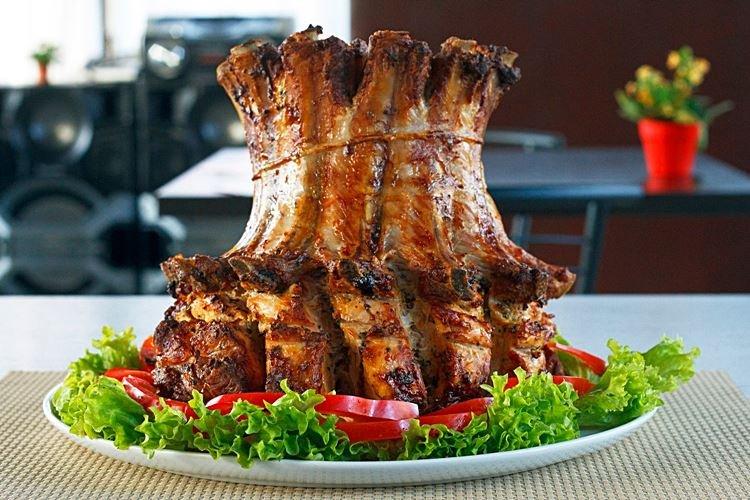 Festive Crown of Pork Ribs in the Oven - Recipes