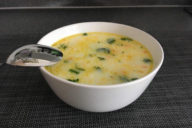 Thick Soup with Cheese and Minced Meat - Processed Cheese Soup Recipe