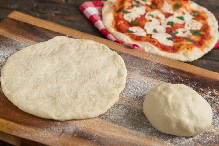 Masa para pizza sin levadura con leche - recetas
