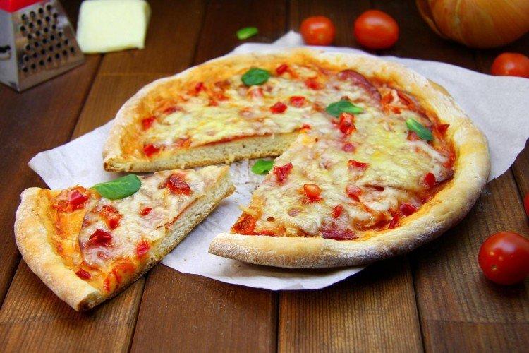 Masa para pizza sin levadura con crema agria y mayonesa - recetas