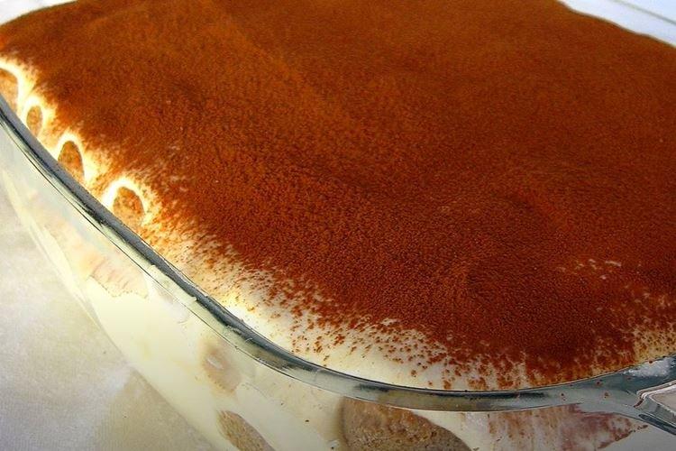 Homemade Quick Tiramisu with Cream Cheese - Step-by-Step Recipe with Photos