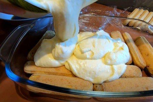 Homemade Quick Tiramisu with Cream Cheese - Step-by-Step Recipe