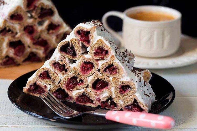 Pastel Cabaña del Monasterio sin horno - recetas