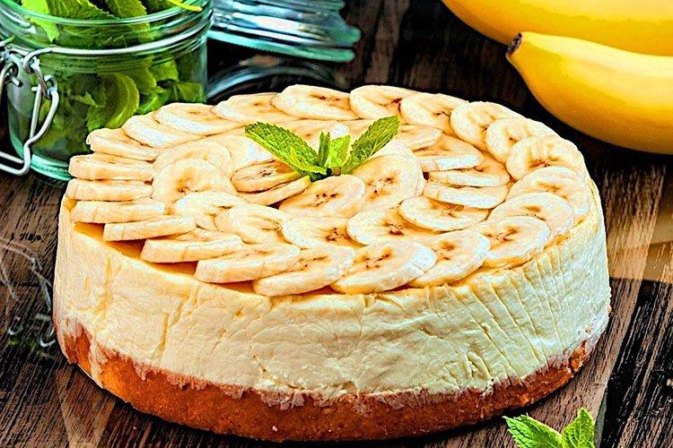 Cheesecake de plátano sin horno - recetas