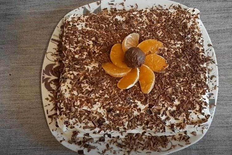 5-Minute No-Bake Cookie Cake - Step-by-Step Recipe with Photos