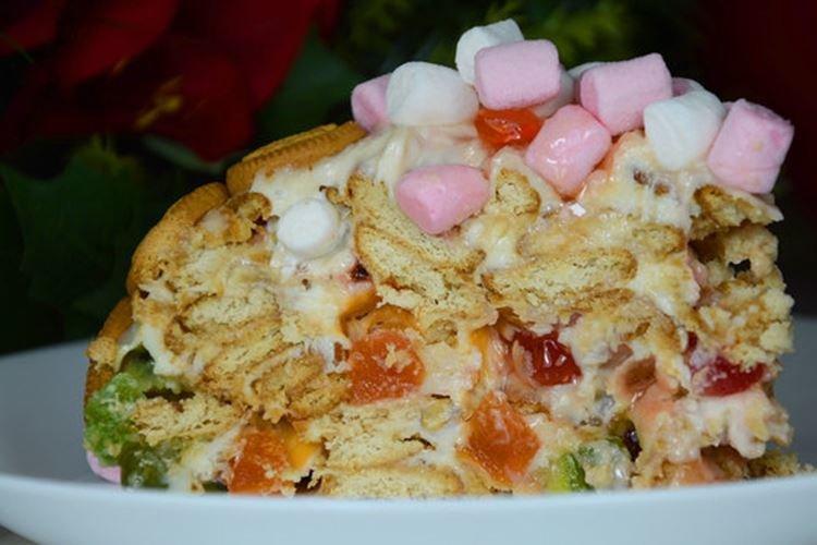 No-Bake Cookie Cake with Marmalade - Recipes