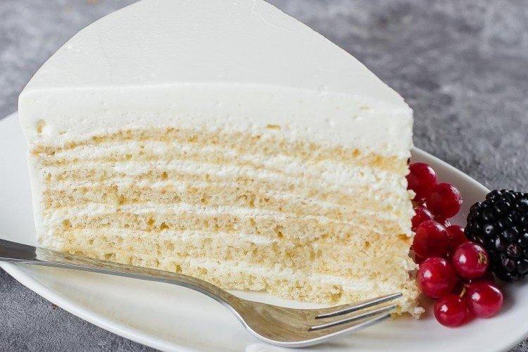 Milk Girl Cake with Sour Cream Frosting - Homemade Recipe