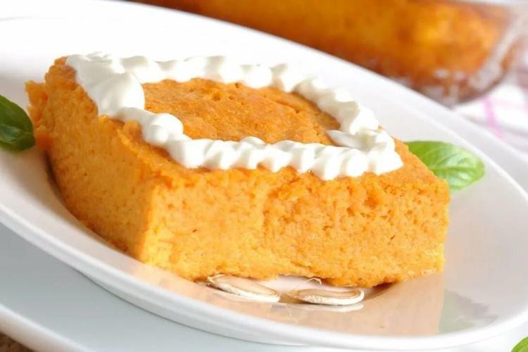 Cottage Cheese Casserole with Pumpkin in the Oven - Recipes