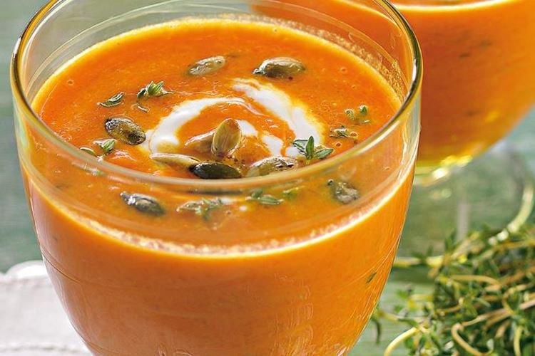 Sopa de calabaza con mascarpone - recetas