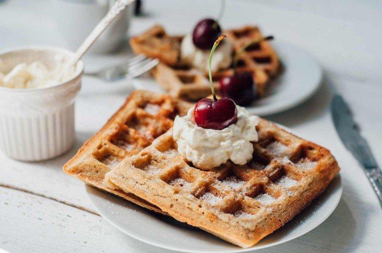 Vanilla Viennese Waffles in an Electric Waffle Maker - Recipes