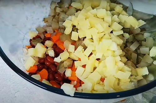 Vinaigrette with Beans and Herbs - Classic Recipe Step-by-Step