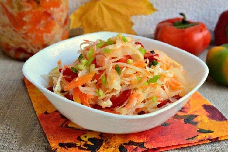Ensalada de col de colores - Recetas de platos deliciosos y económicos