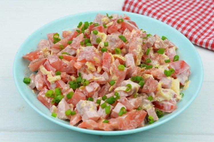 Ensalada de salchichón - Recetas de platos deliciosos y económicos