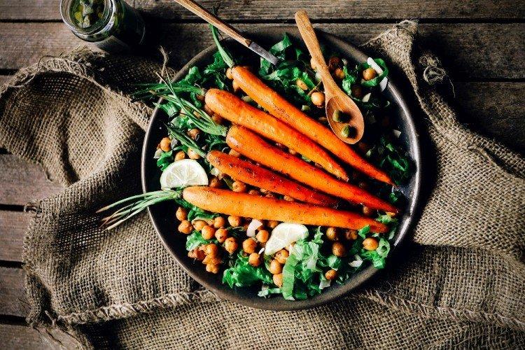 Chickpea and Lentil Salad - delicious and easy quick salads
