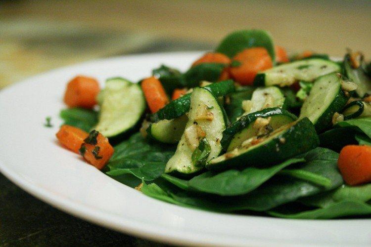 Zucchini Salad - delicious and easy quick salads