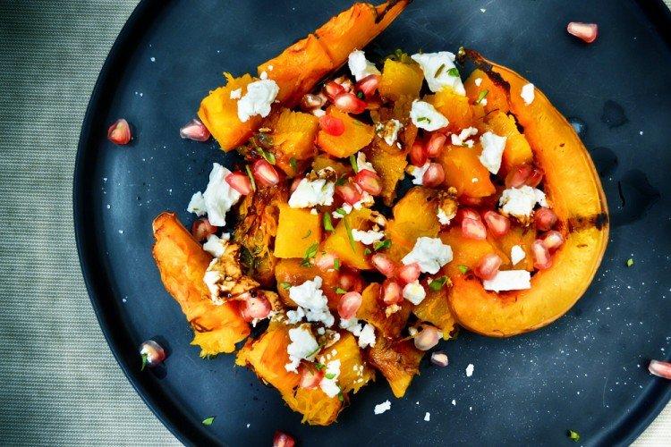 Pumpkin and Apple Salad - delicious and easy quick salads