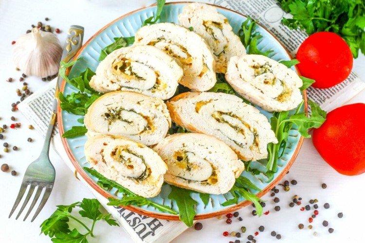 Rollitos de pollo con queso - Recetas de platos principales para cada día