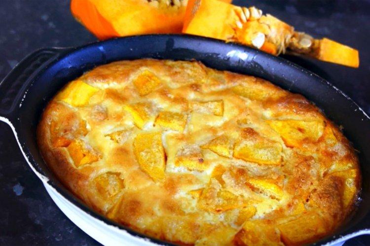 Calabaza asada con queso Adyghe - Recetas de platos principales para cada día