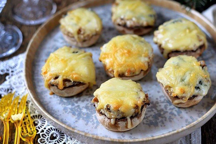 Aperitivo de champiñones - Recetas de repostería con hojaldre